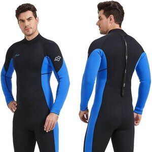 Hevto Wetsuits Men 3mm Neoprene Scuba Diving Surfing Wet Suit 3XL